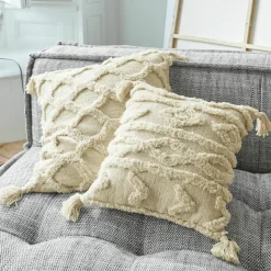 LOBERON Kissenhüllen|Kissen & Kissenhüllen-Kissenhülle 2er Set Linares