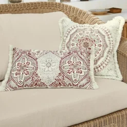 LOBERON Outdoor-Textilien-Kissenhülle 2er Set Margret