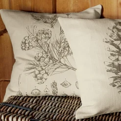 LOBERON Kissenhüllen|Kissen & Kissenhüllen-Kissenhülle 2er Set Pinus