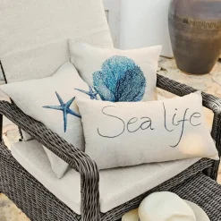 LOBERON Kissenhüllen|Kissen & Kissenhüllen-Kissenhülle 3er Set Sea life