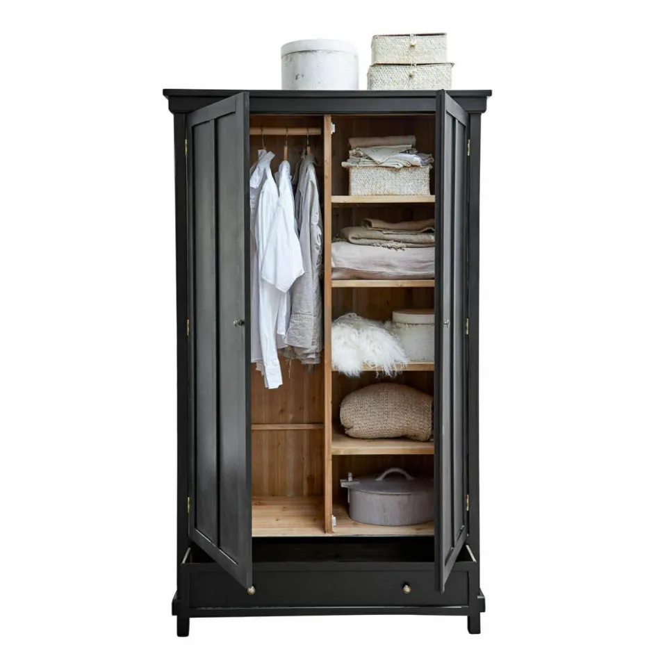 Schränke|Schränke & Regale^LOBERON Kleiderschrank Sirevol antikschwarz