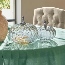 Dekoobjekte|Dekoration^LOBERON Kürbis 2er Set Perlouin