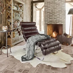 LOBERON Runde Teppiche|Teppiche-Kuhfellteppich Edward