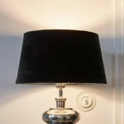 Lampenschirme|Lampenschirme^LOBERON Lampenschirm Anfor samtschwarz