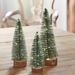 Lichtobjekte|Beleuchtete Weihnachtsdeko^LOBERON LED-Deko Baum 3er Set Thalindra