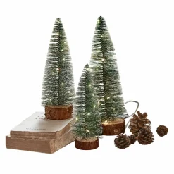 Lichtobjekte|Beleuchtete Weihnachtsdeko^LOBERON LED-Deko Baum 3er Set Thalindra
