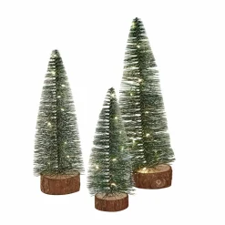 Lichtobjekte|Beleuchtete Weihnachtsdeko^LOBERON LED-Deko Baum 3er Set Thalindra