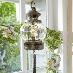 Led-Laternen|Led-Laternen^LOBERON LED-Hängelaterne Timone