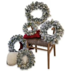 Kränze|Adventskranz^LOBERON LED-Kranz  5er Set Ellaria