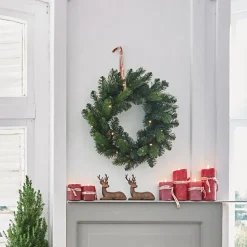 Kränze|Adventskranz^LOBERON LED-Kranz Regin grün