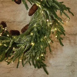 Beleuchtete Weihnachtsdeko|Girlanden & Kränze^LOBERON LED-Kranz Sahani