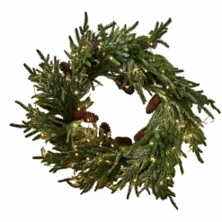 Beleuchtete Weihnachtsdeko|Girlanden & Kränze^LOBERON LED-Kranz Sahani