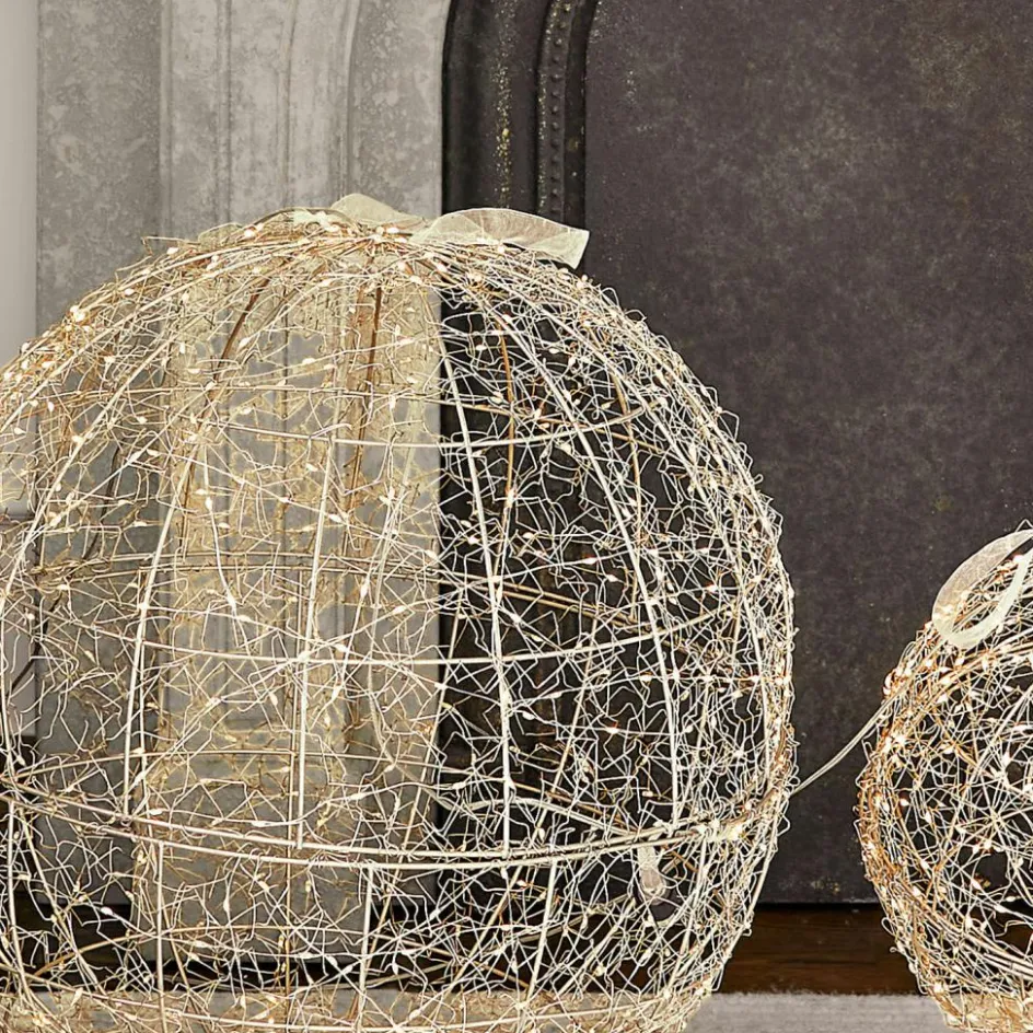 Lichtobjekte|Beleuchtete Weihnachtsdeko^LOBERON LED-Kugel 2er Set Ambertin