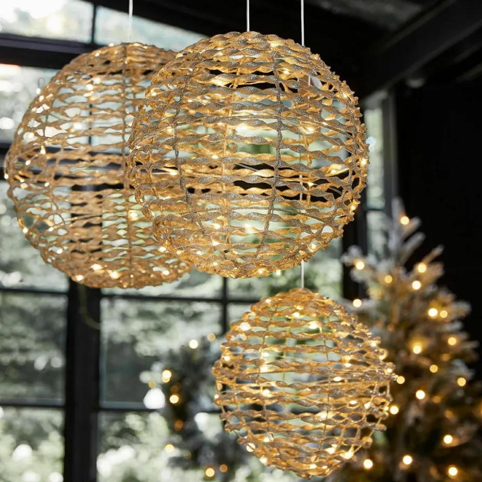 Lichtobjekte|Lichtobjekte^LOBERON LED-Kugel 3er Set Thalindra