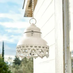 Led-Laternen|Lichtobjekte^LOBERON LED-Laterne Cornell antikweiß