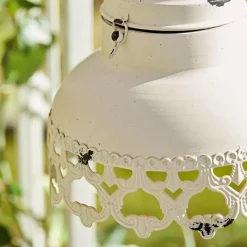 Led-Laternen|Lichtobjekte^LOBERON LED-Laterne Cornell antikweiß