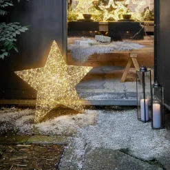 Lichtobjekte|Beleuchtete Weihnachtsdeko^LOBERON LED-Stern Vivetelle