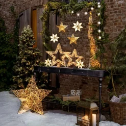 Lichtobjekte|Beleuchtete Weihnachtsdeko^LOBERON LED-Stern Vivetelle