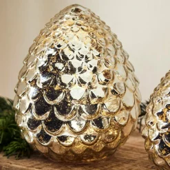 Lichtobjekte|Beleuchtete Weihnachtsdeko^LOBERON LED-Zapfen 2er Set Ibaque