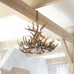 Kronleuchter|Kronleuchter^LOBERON Leuchter Ardin braun