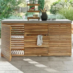 Küchenblöcke^LOBERON Outdoor-Küchenzeile FSC®-100% Venzone