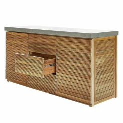 Küchenblöcke^LOBERON Outdoor-Küchenzeile FSC®-100% Venzone