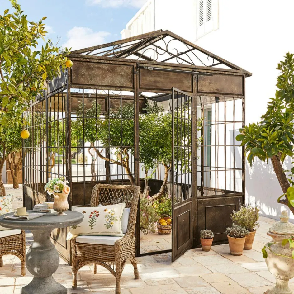 Gartenhäuser & Pavillons^LOBERON Pavillon Essone antikbraun