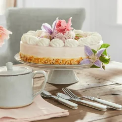 Geschirr|Geschirr^LOBERON Platte Biarré grau