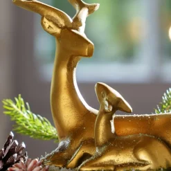 Weihnachtsfiguren^LOBERON Reh mit Kitz Tiralee