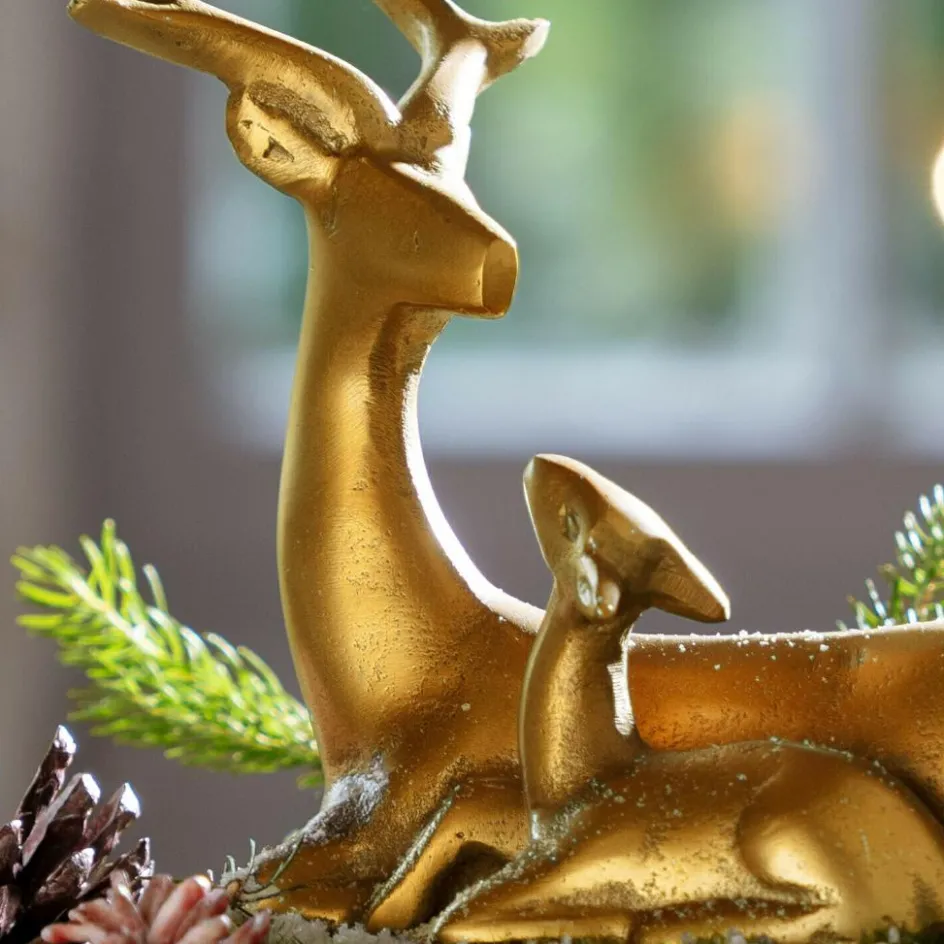 Weihnachtsfiguren^LOBERON Reh mit Kitz Tiralee