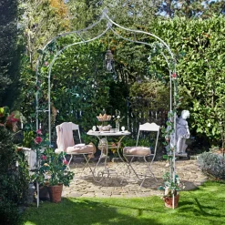 Rankhilfen^LOBERON Rosenbogen Dimarus antikweiß