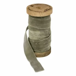 Geschenkverpackungen|Accessoires^LOBERON Samtband Andaris olivgrün