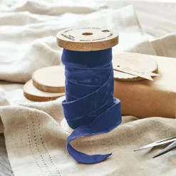 Geschenkverpackungen|Accessoires^LOBERON Samtband Andaris dunkelblau