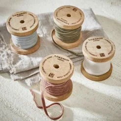 Geschenkverpackungen|Accessoires^LOBERON Samtband 4er Set Hilary blau/oliv/rot