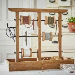 Geschenkverpackungen|Accessoires^LOBERON Samtband 4er Set Hilary blau/oliv/rot