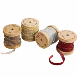 Dekoobjekte|Dekoration^LOBERON Samtband 4er Set Verlanne