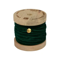 Geschenkverpackungen|Accessoires^LOBERON Samtband Olessa dunkelgrün