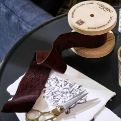 Geschenkverpackungen|Accessoires^LOBERON Samtband Phaedra braun