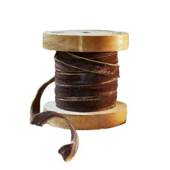 Geschenkverpackungen|Schreibwaren^LOBERON Samtband Sorima dunkelbraun/gold