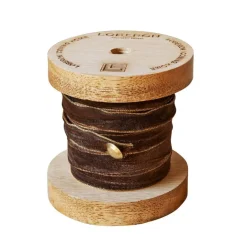 Geschenkverpackungen|Schreibwaren^LOBERON Samtband Sorima dunkelbraun/gold