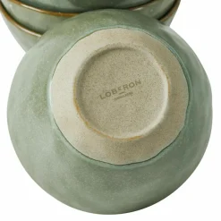 Geschirr|Geschirr^LOBERON Schüssel 6er Set Biarré türkis/braun