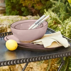 Geschirr|Geschirr^LOBERON Schüssel 2er Set Biarré rosa