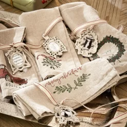 Tischwäsche|Weihnachtstischdeko^LOBERON Serviette 4er Set Camon