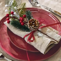 LOBERON Tischwäsche|Tischwäsche-Serviette 4er Set Lenius