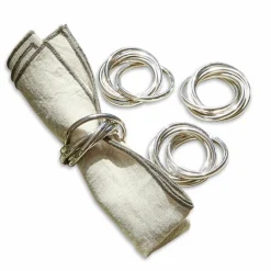 Küchenutensilien|Tischaccessoires^LOBERON Serviettenring 4er Set Limche