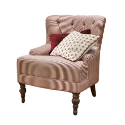 Sessel|Sessel^LOBERON Sessel Amuran rostrot/weiß