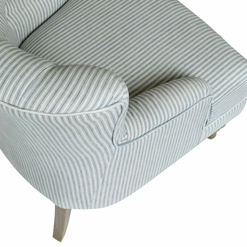 Sessel|Sessel^LOBERON Sessel Amuran blau/weiß