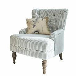 Sessel|Sessel^LOBERON Sessel Amuran blau/weiß