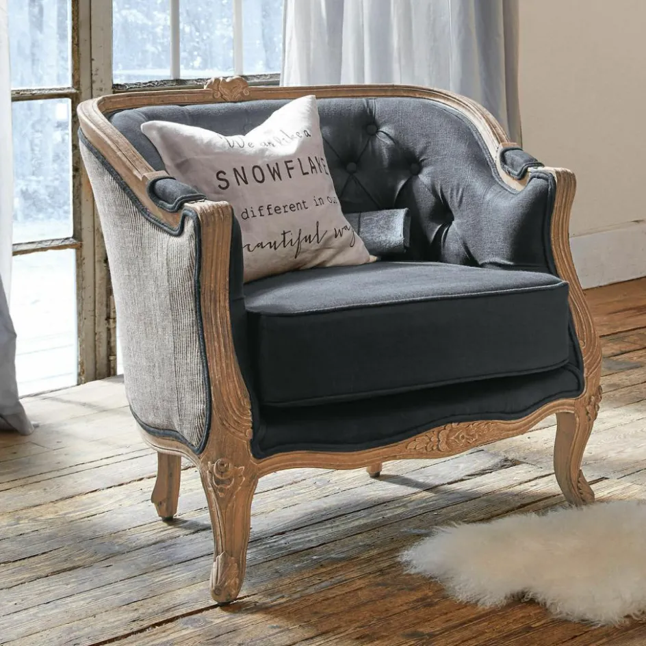 Sessel|Sessel^LOBERON Sessel Annezay schwarz