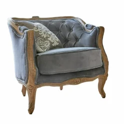 Sessel|Sessel^LOBERON Sessel Annezay graublau